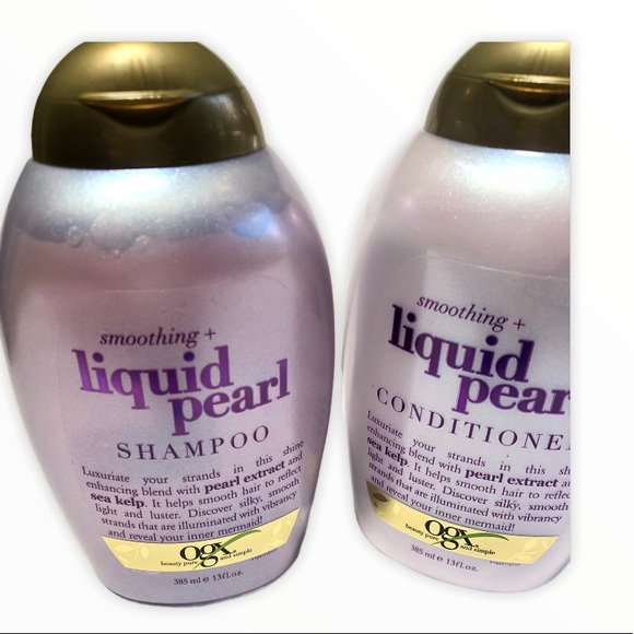 New OGX Smoothing + Liquid Pearl Shampoo and Cond - Picture 3 of 5
